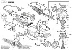 Bosch 0 601 849 903 Gws 20-180 Jh Angle Grinder 230 V / Eu Spare Parts